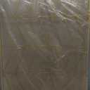 Fire Beauty Single Panel Handcrafted Wrought Iron Mesh Chevron Fireplace Screen, Fire Spark Guard for Living Room, Bedroom Decor(Golden)