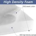 RV Dinette Cushions,Replacement Camper Seats,RV Replacement Cushions with High Density Foam,RV Dinette Seat Including 1 Backrest & 1 Bench 42''Gery