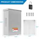 EV Charger Cover for Tesla Wall Charger, Outdoor EV Charger Enclosure