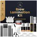 Eyebrow Lamination Kit, At-Home Brow Lift Kit for Beginner/Professional, Includes Instructions, Lasts 6-8 Weeks, 15 Applications, Safe & Effective - ABK1
