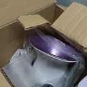 NanoSteamer Large 3-in-1 Nano Ionic Facial Steamer with Precise Temp Control - Humidifier - Unclogs Pores - Blackheads - Spa Quality - Bonus 5 Piece Stainless Steel Skin Kit (Lilac)