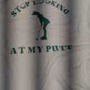 Funny Golf Tshirts Women Stop Looking at My Putt Golf Golfer T Shirt Golfing Season Party Golf Lover Graphic Tops L