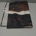 Cow Print Table Runner Cotton Linen Rustic Animal Skin Pattern Art Country Farmhouse Cottage Table Decoration Western Style Cowhide Print Dinner Runner for Home Living Kitchen Dining (72 x 13 inches)