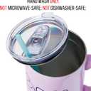 Silver Buffalo Sanrio Hello Kitty and Friends Featuring My Melody, Kuromi, and Pompompurin Rainbow Ombre Stainless Steel Tumbler with Handle and Straw, Fits in Standard Cup Holder, 40 Ounces
