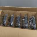 M MCIRCO [5-Pack, 36 oz] Glass Meal Prep Containers 3 Compartment with Lids, Glass Lunch Containers,Food Prep Lunch Box,Bento Box,Microwave, Oven, Freezer, Dishwasher (4.5 Cups) (Gray)