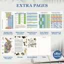 19 Months Planner, 2026 Weekly & Monthly Planner, 8.5"11" Daily Weekly Monthly Calendar Planner, June 2025-Dec 2026 Organizers with Habit Tracker for School & Office, Colored Tabs, Stickers, Pocket, Ruler Bookmark-Beige