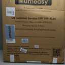 Mumeasy Baby Gate Extra Wide, 29.5"- 51.5" Pressure Mounted Dog Gate with Walk Through Door, Auto Close Pet Gate for Stairs,Doorways,House
