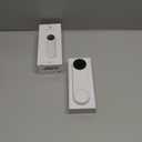 Google Nest Doorbell (Wired, 3rd Gen) - 2K Video and Gemini, Live View, Night Vision, 2-Way Audio - Works with Google Home - 2025 Model - Snow