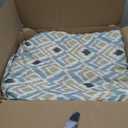 idee-home Outdoor Chair Cushions Set of 2, Thick 17" x 17" x 3" Outdoor Seat Cushions Patio Furniture Waterproof with Ties, Dining Pads