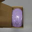 VssoPlor Wireless Mouse, 2.4G Slim Portable Computer Laptop Mouse with Nano Receiver Quiet Silent Optical Mice for Notebook, PC, Laptop, Computer-Light Purple
