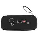 Stethoscope Protective Case Heavy Duty Storage Box Carrying Bag for Medical Professionals Doctors Nurses Compatible with Most Stethoscopes