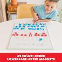 Educational Insights Color-Coded Lowercase AlphaMagnets - ABC Magnets for Kids Ages 3-5, Toddler Alphabet Learning Toys, School Supplies, Preschool Classroom Essentials, Magnetic Letters for Fridge