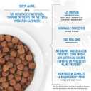 Tiki Cat Born Carnivore High Protein Dry Cat Food, Herring & Salmon Meal, 2.8 lbs. Bag