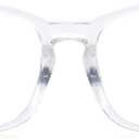 Pro Acme Non-prescription Glasses Clear Frame Glasses for Women Men (A1 | Transparent)