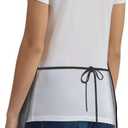 Kitchen Chef Apron With Pockets For Cooking Grilling Bbq Painting Women Men Apron (Black Gray)