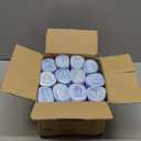 5 Gallon Trash Bags, 360 Count 1.2 Mil Drawstring Small Garbage Bags, White Plastic Trash Can Liners for Bathroom Accessories, 18 Liter, Bedroom, Dorm Room Essentials, Office