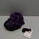 Long Purple Wavy Wig With Bangs for Women 26 Inch Curly Wavy Wig With Bangs Natural Looking Synthetic Heat Resistant Fiber Wig for Daily Party Use