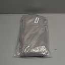 NICETOWN 100% Linen Blackout French Door Curtain for Window, Thermal Insulated Room Darkening Window Covering for Kitchen Office Nursery, Tie Up Shade for Privacy, 1 Panel, 26W x 40L, Taupe