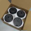 Glass Solar Deck Lights with Ray Style, Modular-Design Waterproof Outdoor Fence Lights for Stairs Step Yard Patio Garden Wall Pathway, Decorative Patio Table Lighting, Warm White (8 Pack)