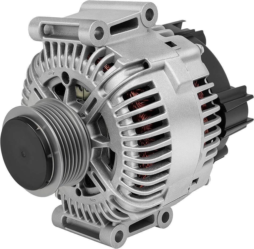 SCITOO Alternator Fits for Audi for A6 3.2L 2006-2009,for Audi for A6 Quattro 3.2L 2005-2008 11162 12V 180Amp High-output CW SC6 Pulley Class 11162N TG17C023 06E903016G 06E903016GX 06E903016K