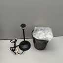 Table Lamp with Dimmer, 3 Levels Dimmable Touch Switch, Black Shadow Table Lamp, Cool Night Light for Kids, Bedroom Nightstands Lamp, Lamp for Living Room End Tables Halloween Room Decor