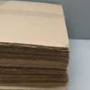 BOX USA Shipping Cardboard Sheets 20"L x 12"W, 50-Pack | Corrugated Sheets for Packing, Moving and Storage Supplies,kraft
