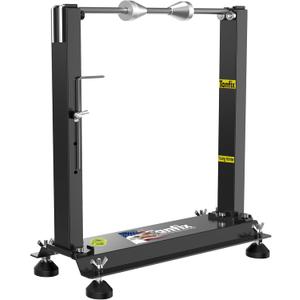 Motorcycle Wheel Balance Stand, Heavy-Duty Single-Axle Wheel Balancing Tool for Static & Dynamic Tire Alignment