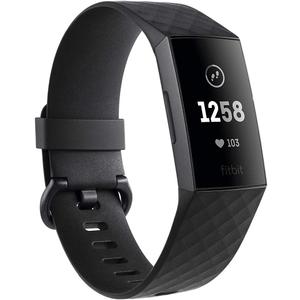 Fitbit Charge 3 Gesundheits und Fitness-Tracker (Graphite/Black)