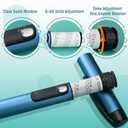 60 Unit Reusable Pen Injector Device with Adjustable Dose Dial Compatible,Clear