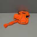 Cat Harness and Leash for Walking Escape Proof Soft Adjustable Cat Leash Breathable Comfortable Vest Easy to Wear Kitten Harness for Outdoor Travel Orange S (S (7-12lb))