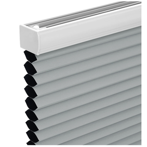 Changshade Cordless Cellular Shades, Light Filtering Honeycomb Shades for Windows, Pull Down Pleated Blinds, Easy to Install for Indoor Windows and French Doors,23" W x 64" H, Grey