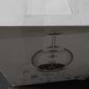 BiOrb Classic 60L Acrylic 16-Gallon Aquarium with White LED Lights Modern Tank for Tabletop Display, Silver