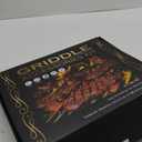 18PCS Griddle Accessories Kit, Flat Top Grill Accessories Set for Blackstone and Camp Chef, Grill Spatula Set with Enlarged Spatulas, Basting Cover, Scraper for Outdoor BBQ