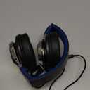 AC01 Over-Ear Headphones Wired, Passive Noise Isolating Corded Stereo Headsets with Mic Volume Control for Adults Teens 3.5mm for Chromebooks, Laptop, Computer, Tablets, Travel (Black Blue)