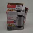 BLACK+DECKER 1.7L Cordless Electric Kettle, KE1700SD, Rapid Boil, Auto Shutoff, Stainless Steel