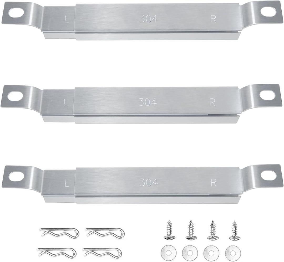 Welbocom Burner Crossover Channel Tubes for Charbroil Grill 463377319 463352521 463354021 463370719, Char Broil Grill Replacement Parts, Grill Repair kit, Nexgrill 720-0830H, Kenmore, CharGriller(3-Sets)