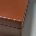 XL Brown Wooden Box Storage with Hinged Lid | 15.8x11.8x5.5in (+-0.5) | Keepsake Decorative Gift Box for Tool Dog Toy Kitchen Storage | Acacia-Like Wood Chest Trunk (XL | No Handles)