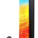 25 Inches Space Heaters for Indoor Use, Heater and Fan Combo with Remote Control, 1500W Quiet Electric Heaters, 15 Hour Timer, Wide Oscillation, Tip-Over/Overheating Protection, Tower Heater (Black)