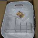 Makeup Organizer with Drawers, Skincare Organizer for Vanity, Storage Box with Handle, Large Cosmetic Display case for Dresser, Bathroom Countertop (White)