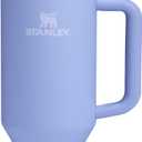 STANLEY Quencher H2.0 Tumbler with Handle and Straw 40 oz | Flowstate 3-Position Lid | Cup Holder Compatible for Travel | Insulated Stainless Steel Cup | BPA-Free | Hydrangea