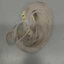HOOJIH Ponytail Extension, Claw Clip in Straight Messy Hair Bun 9 Inch Short Ponytail with Bendable Metal Wire Hair Pieces for Women Fake Hair Bun DIY Styles - Platinum Gray with Blonde Mixed