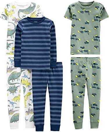 Simple Joys by Carter's Girls 6-piece Snug Fit Cotton Pajama Set 3T