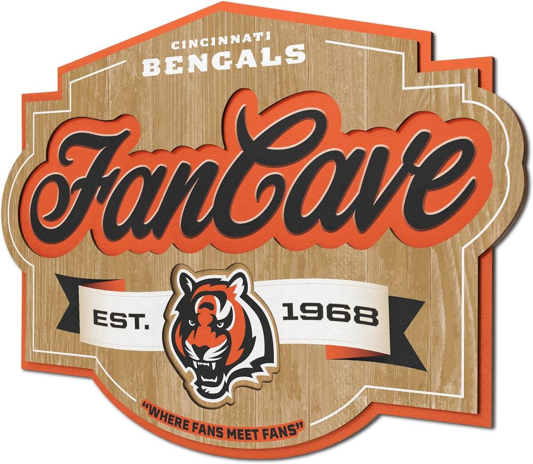 YouTheFan NFL Fan Cave Sign (One Size)