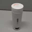 Travel Tea Kettle110V, Portable Electric Kettle, 316 Stainless Steel Premium Liner, 4-speed Temperature Adjustment with Auto Shut-off and Boil-Off Protection,White. (0.5 Quarts)