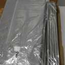 ERONE Shoe Rack Storage Organize, 28 Pairs Portable Double Row with Nonwoven Fabric Cover Shoe Shelf Cabinet for Closet (Grey)