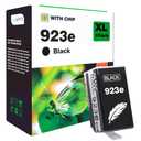 923e Black Replacement for HP 923 Black Ink Cartridges HP923 e 923XL Compatible with OfficeJet Pro 8130e 8135e 8138e 8139e 8130 Series Office Jet Pro 8125e 8120 8120e Series Printer (1 Pack)