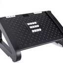 Foot Rest for Under Desk at Work - Ergonomic Under Desk Footrest for Office, Adjustable Foot Stool Desks Footrests with Roller Massager - Leg Support Rest for Office Chair & Gaming Home