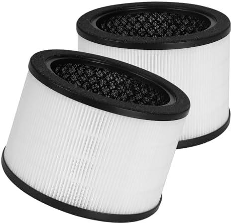 Breabetter 2-Pack H7121101 Replacement Filter Compatible with Govee Purifier H7121, High-Efficiency Activated Carbon + Pre-Filters