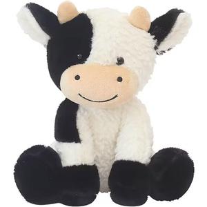 Cow Stuffed Animal Cute Cow Plush Doll Toy 11.8 inch for Girls Boys Christmas (Cow Sitting 11.8in)