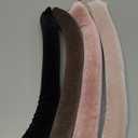 Yanibest Heatless Curling Rods - 4 Pcs Heatless Curls Overnight, No Damage Hair Rollers for Women, Velvet Hair Curlers to Sleep in (Multi-colored)